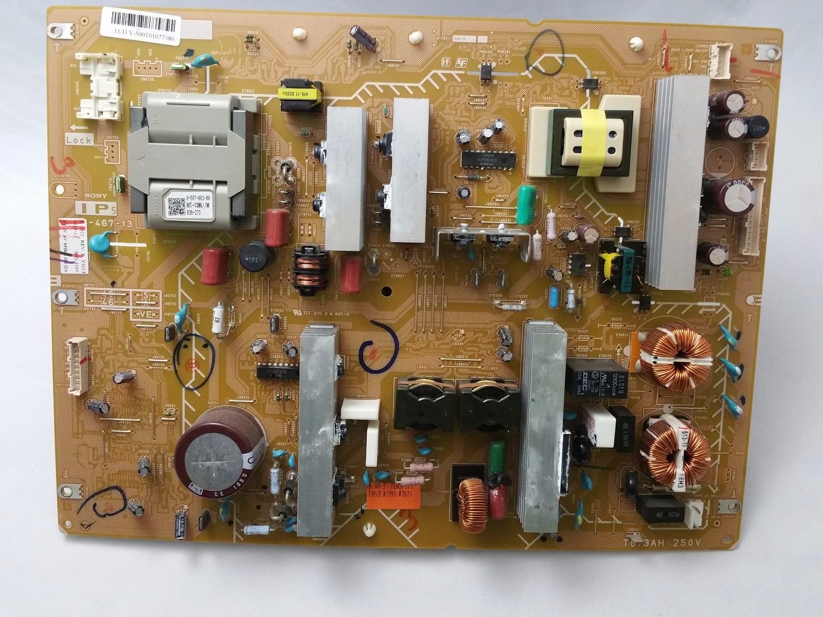 Sony A-1556-720-A (A-1511-380-D 1-876-467-13) IP5 Power Board KD - Click Image to Close